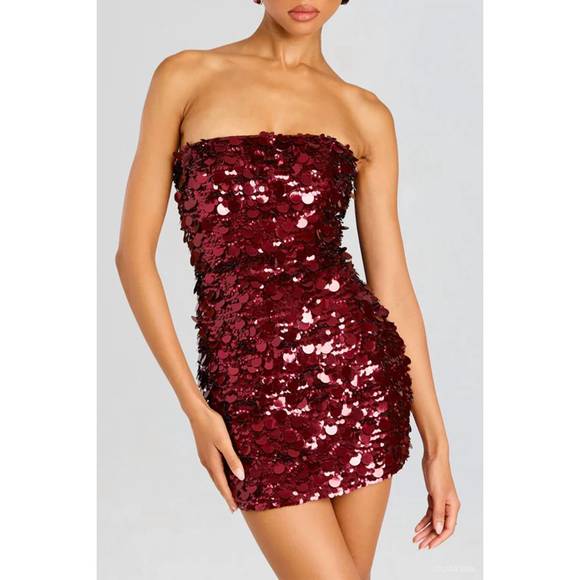 nolia sequin embellished dress Retrofte Nolia Sequin Dress